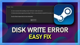 Steam - How To Fix Disk Write Error