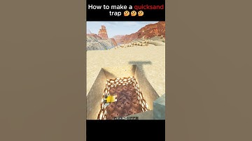Quicksand Trap 💀 #minecraft