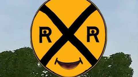 Talking Train Sign | Railroad Crossings Gates  | Train Safety | Lots & Lots of Trains