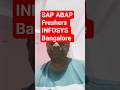 Infosys SAP ABAP Jobs in Bangalore | 1–2 Years Experience | Infosys Hiring 2026