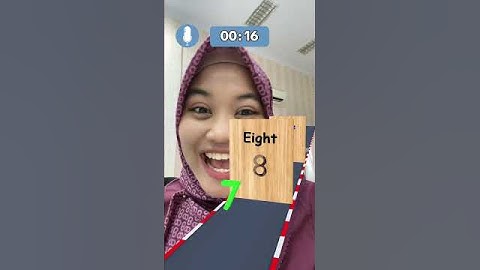 Belajar bahasa Inggris 1-10 pakai filter TikTok #shorts
