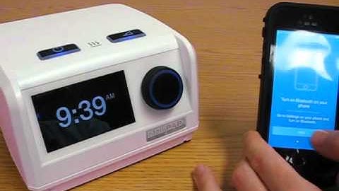 How to Pairing iPhone with IntelliPAP 2 CPAP use Bluetooth