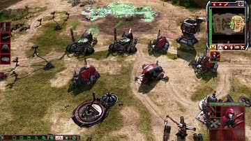 (Level 1) Command and Conquer 3 - Skrimish: Barstow Badlands (Nod vs. GDI) - No Commentary