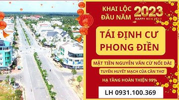 Khu tái định cư Phong Điền, mặt tiền Nguyễn Văn Cừ Nối Dài. Lh 0931100369