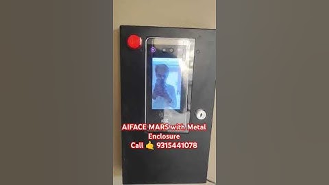 eSSL Aiface Mars device with Metal Enclosure #biometric #accesscontrol #essl