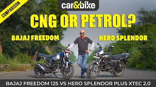 Bajaj Freedom 125 Vs Hero Splendor Xtec 20 Comparison Which One To Choose