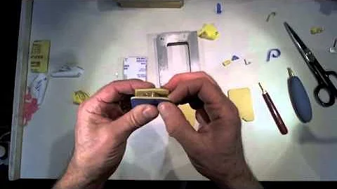 How to pack a rubber jewelry mold for a simple ring