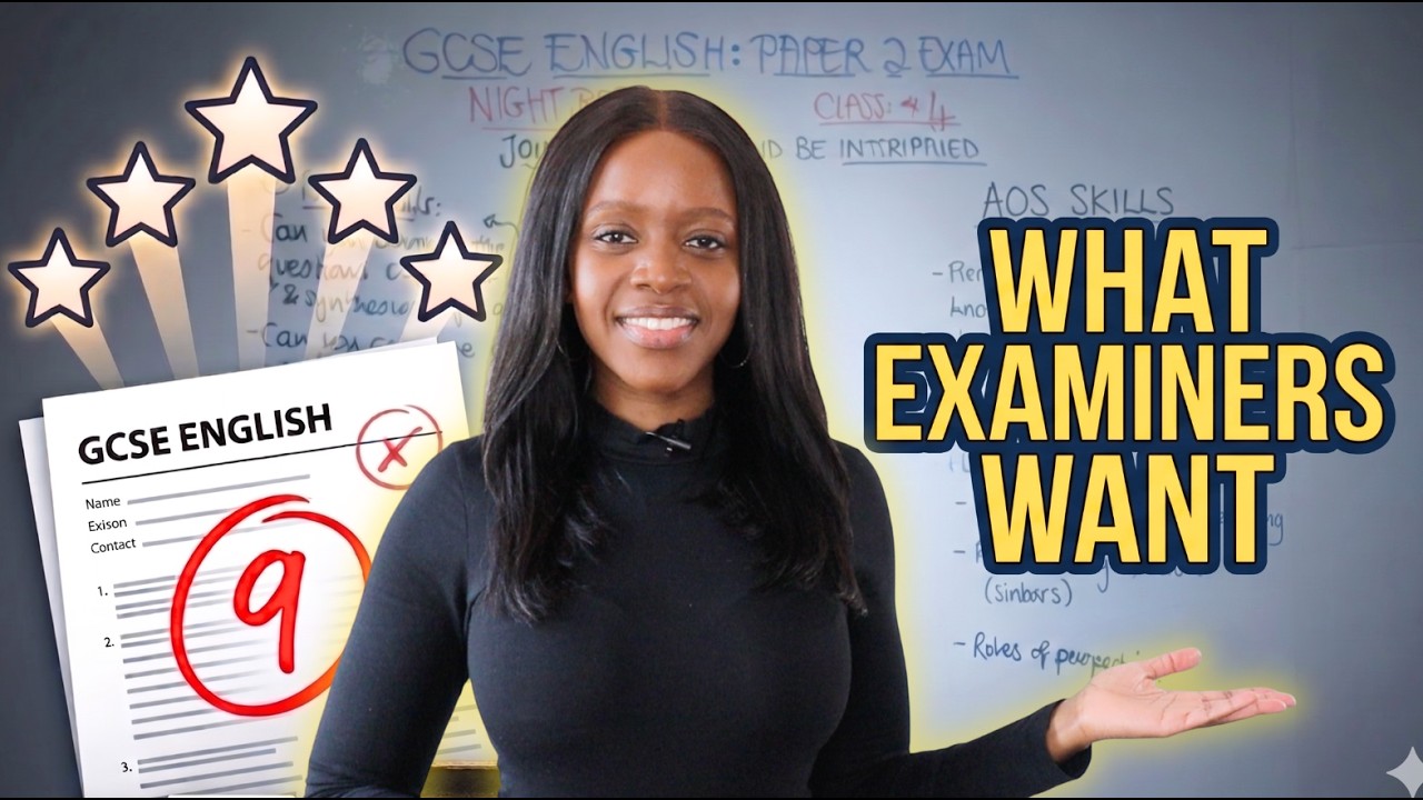 Thumbnail for Top 5 Things GCSE Examiners Want To See In Your English Language Paper 2 Exams