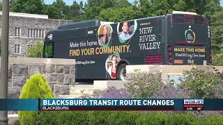 Blacksburg Transit Makes Route Changes