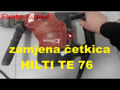 HILTI TE76 - zamjena četkica