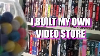 I BUILT MY OWN VIDEO STORE  3B VIDEO