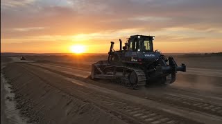  Komatsu D575A-3SD Super Dozer Working at Mega Construction Site | Giant Bulldozer in Action 