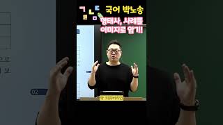 [국어 박노송] 국어임용, 노송쌤의 형태사 학습 꿀팁! - 국어교육과, 국어교사