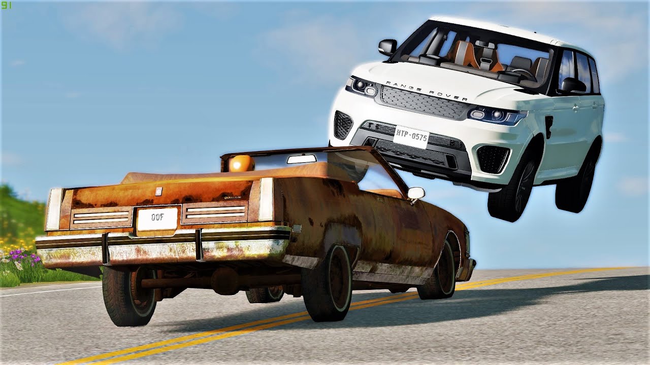 صورة فيديو : Will these Cars still Drive after Crashing? #96 – BeamNG Drive | CRASHdriven