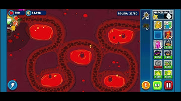 Bloons adventure time td: burning rubber map 1 extreme mode speedrun