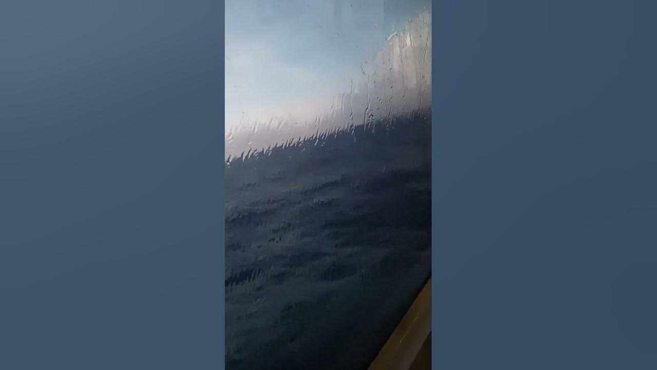 Huge wave hits cruise ship Makruzz Cyclone Mocha andaman cyclone