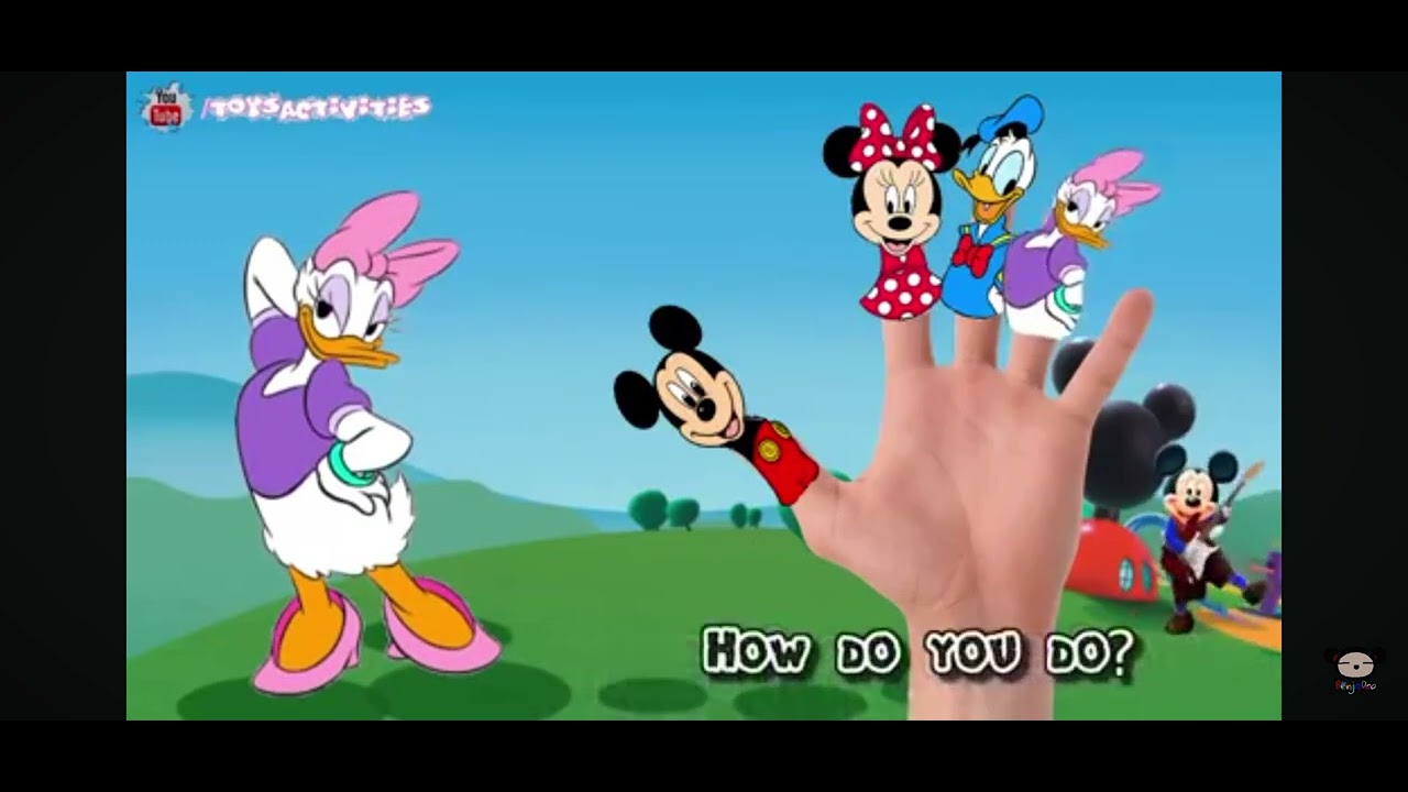 Mickey mouse finger family finger song