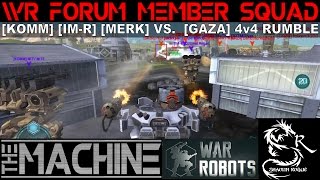 War Robots - Forum Squad - [KOMM][MERK][IMR] Team up against [GAZA] - 4 vs. 4 Brawl over Power Plant