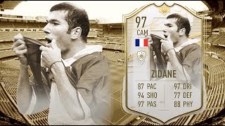 FIFA 21: ZINEDINE ZIDANE 97 PRIME ICON MOMENT PLAYER REVIEW I FIFA 21 ULTIMATE TEAM