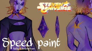 //SPEED PAINT// Lucretia as a gem (Reformed) ♡STEVEN UNIVERSE OC AU♡