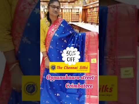 The Chennai silks 50% offer wedding sarees collection| The Chennai silks Oppanakara street kovai