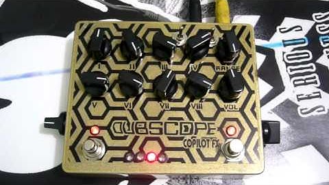 Custom Copilot Fx Dubscope 8 step sequencer modulated filter pedal