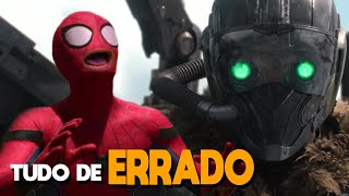 TUDO 𝗗𝗘 ERRADO com HOMEM-ARANHA: de Volta ao Lar