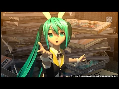 【PS4 DIVA FT】ODDS&ENDS【初音ミク：マイディアバニー（ディープスカイ 眼鏡なし＋白ウサギ）】