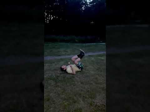 fat guy fails to do squat for charity - YouTube