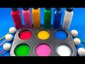 Satisfying video | How to make Glitter Lollipops with Cake Mold Coloring Asmr #satisfying #asmr