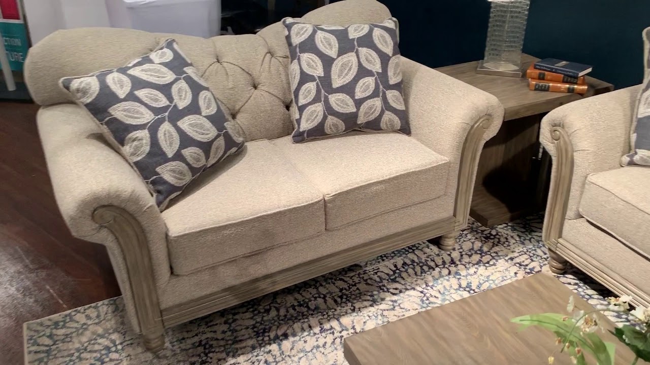 Coaster 508541 Heart Back Button Tufted Sofa Set Wood Trim Wyckes