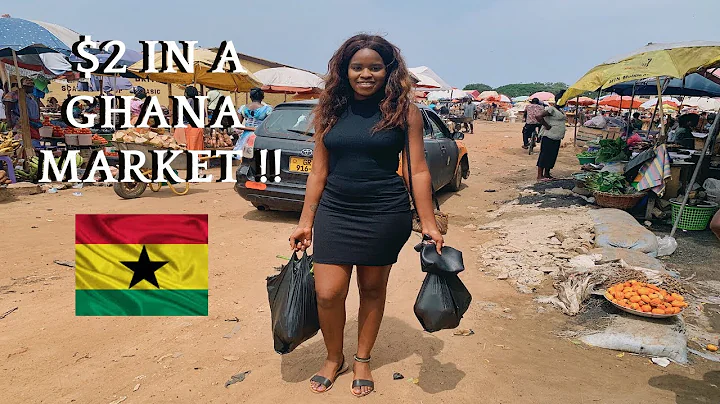 WHAT $2 CAN GET YOU IN A GHANA MARKET | LIVE IN GHANA ON A BUDGET | REDUCE COST OF LIVING IN GHANA