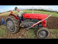 1959 massey ferguson 65 33 litre 4cyl diesel tractor 58 hp with ransomes plough