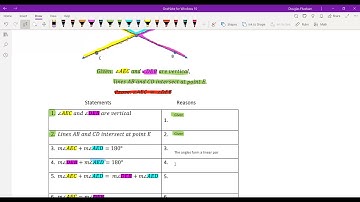 Proof of the Vertical Angles Theorem