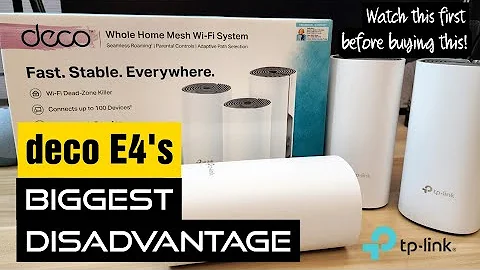 TP-Link Deco E4 Whole Home Mesh Wi-Fi Router System Unboxing, Setup, and Speed Comparison with M4