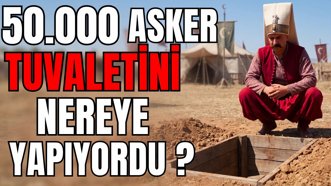 OSMANLI İMPARATORLUĞU 50.000 KİŞİLİK ORDUNUN TUVALET SORUNUNU NASIL ÇÖZDÜ? - OSMANLI TARİHİ