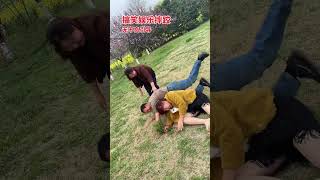#Outdoor grass activities#Wrestling fever competition