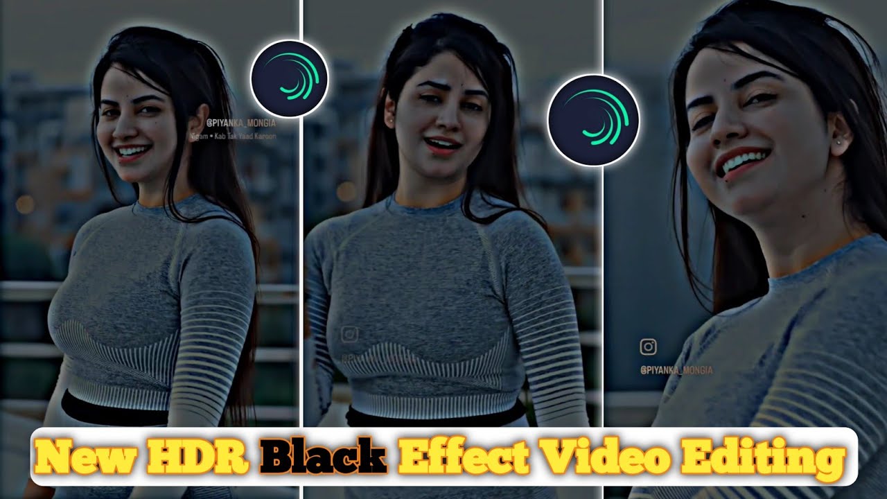 Alight Motion Black Effect Video Editing Tutorial|| New Black Effect ...