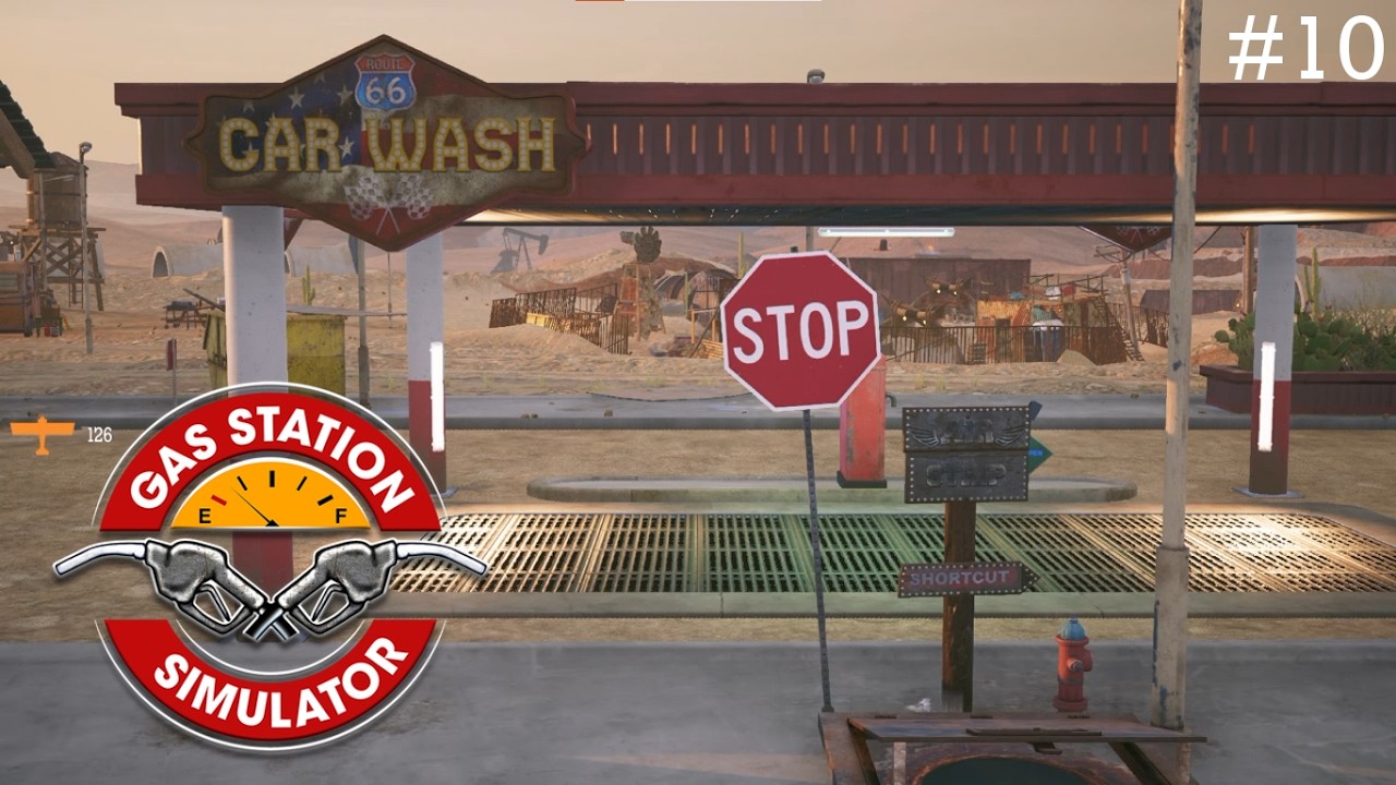 TEMPESTA DI SABBIA ED AUTOLAVAGGIO/ Gas Station Simulator #10 (ITA)