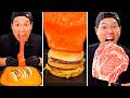 ASMR Cooking | Hot Cheetos Mozzarella Sticks, Wagyu Burger & Protein Pizza | Eating Sounds