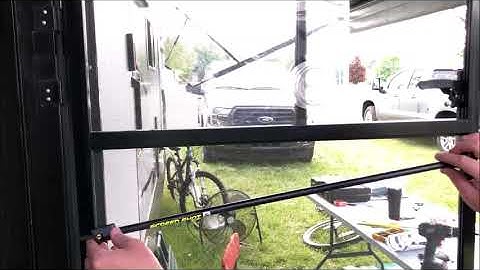 RV "Screen Shot" automatic door closing device from Lippert