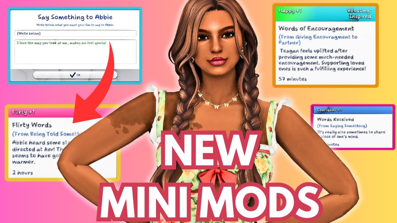 Mini Modz NEW SIMS 4 MINI MODS FOR BETTER GAMEPLAY - YouTube