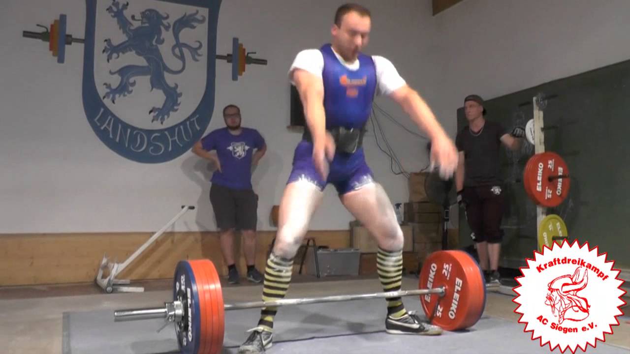 Pascal Fleissner AC Siegen e. V. 270 kg Kreuzheben Bavaria Cup Landshut 25.06.2016