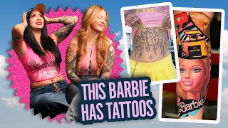 Reacting to Barbie Tattoos | Tattoo Artists React