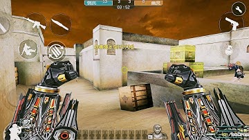 Crossfire Offline Android GZCF v2.46 | HMX Gameplay #7 | CF Dust 2 Map | CSGO Mobile | FPS Gameplay