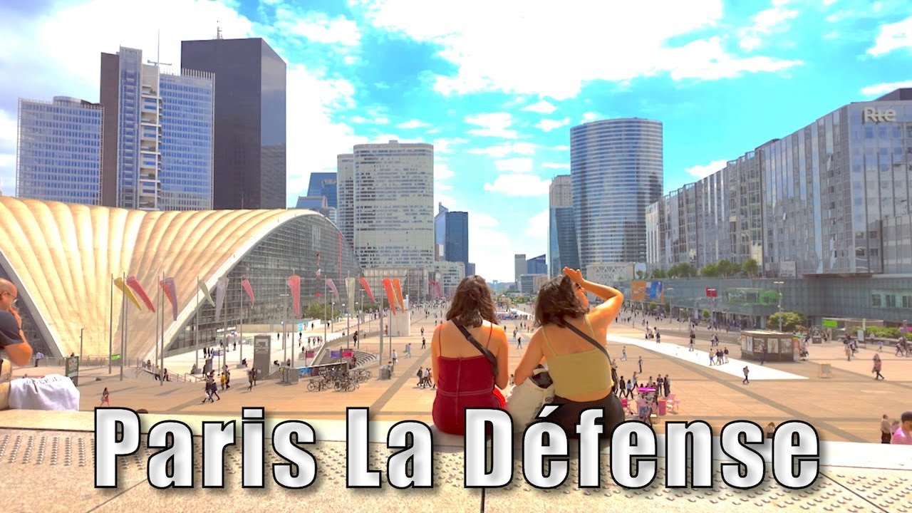 Paris La Défense - Europe’s largest Business district - Paris 4K HDR
