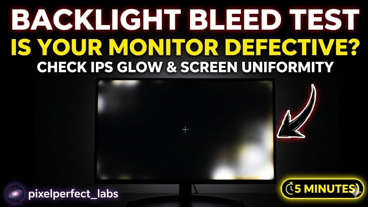 4K Black Screen Test (5 Minutes) | Backlight Bleed & Dead Pixel Check ...