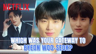 6 minutes of non-stop Byeon Woo-seok highlights | Netflix [ENG SUB] Resimi