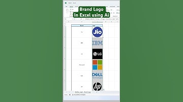 Brand Logo in Excel Using AI?! Full Tutorial (IMAGE AI Function)