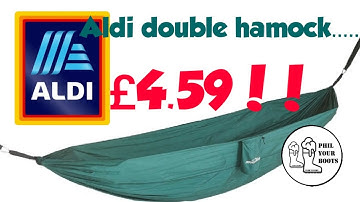 ALDI Adventuridge Double Hamock for £4.59!!